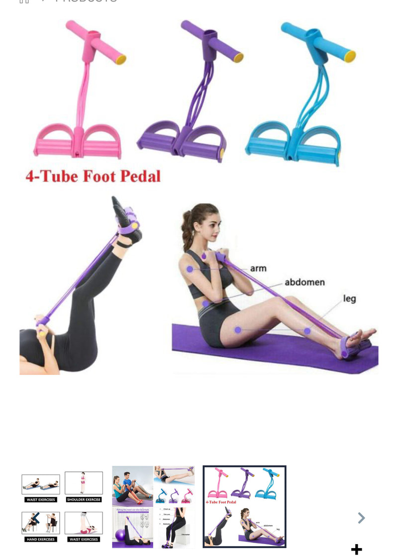 Tummy Trimmer | Foot Pedal Resistance Band FREE DELIVERY📦🚚