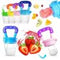 Baby Solid Baby Fruit Pacifier Nepel Fresh Fruit Feeder Infant Teething Toy Nibbler Teether Pacifier Safe Silicone Pacifier
