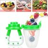 Baby Solid Baby Fruit Pacifier Nepel Fresh Fruit Feeder Infant Teething Toy Nibbler Teether Pacifier Safe Silicone Pacifier