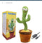 Rechargeable Dancing Cactus Toy with Hat | Interactive Singing & Talking Plush for Toddlers and Kids