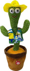Rechargeable Dancing Cactus Toy with Hat | Interactive Singing & Talking Plush for Toddlers and Kids