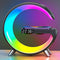 G Shaped Lamp BT 2301 Portable Bluetooth Rechargeable Speaker , Wireless Fast Charging 15W with RGB Colourfull Lamp With High Bass Sound , For Room Decoration