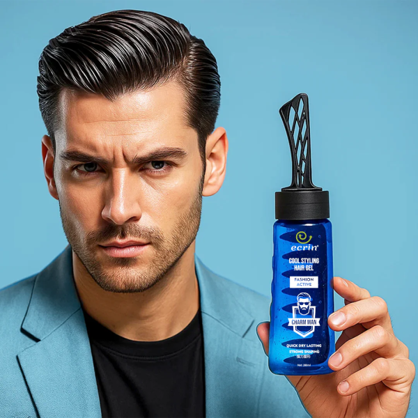 Ecrin Cool Styling Hair Gel With FOURMALA For All hairs(280ml)