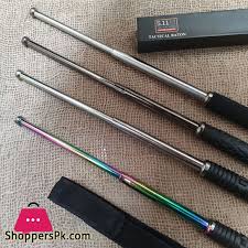 Steel Baton Stick Steel Self Protective Metal Stick