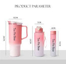 Tumbler 3pcs bottle set with straw