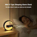 G Shaped Lamp BT 2301 Portable Bluetooth Rechargeable Speaker , Wireless Fast Charging 15W with RGB Colourfull Lamp With High Bass Sound , For Room Decoration